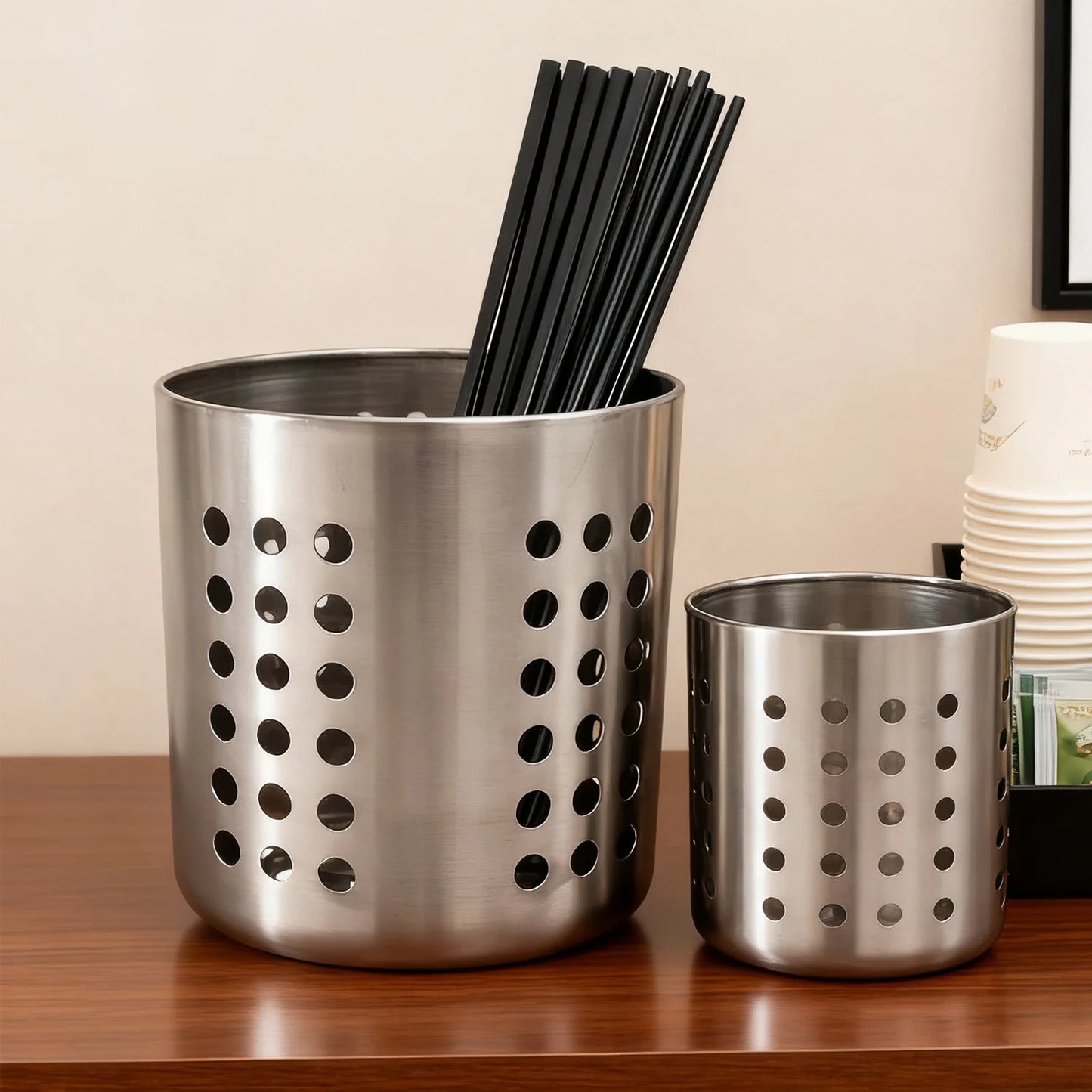 Stainless Steel Chopsticks Storage Holder