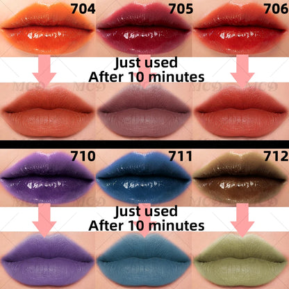 Long-Lasting Velvet Lip Gloss Stain – Plumping Liquid Lip Makeup