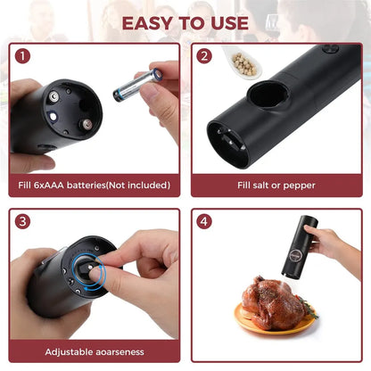 FEB.WIND Electric Salt & Pepper Grinder