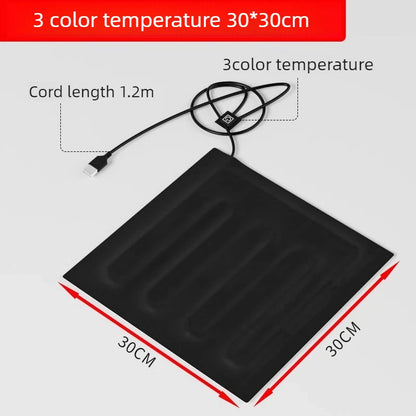 USB Reptile Heating Pad with Temperature Control Timer