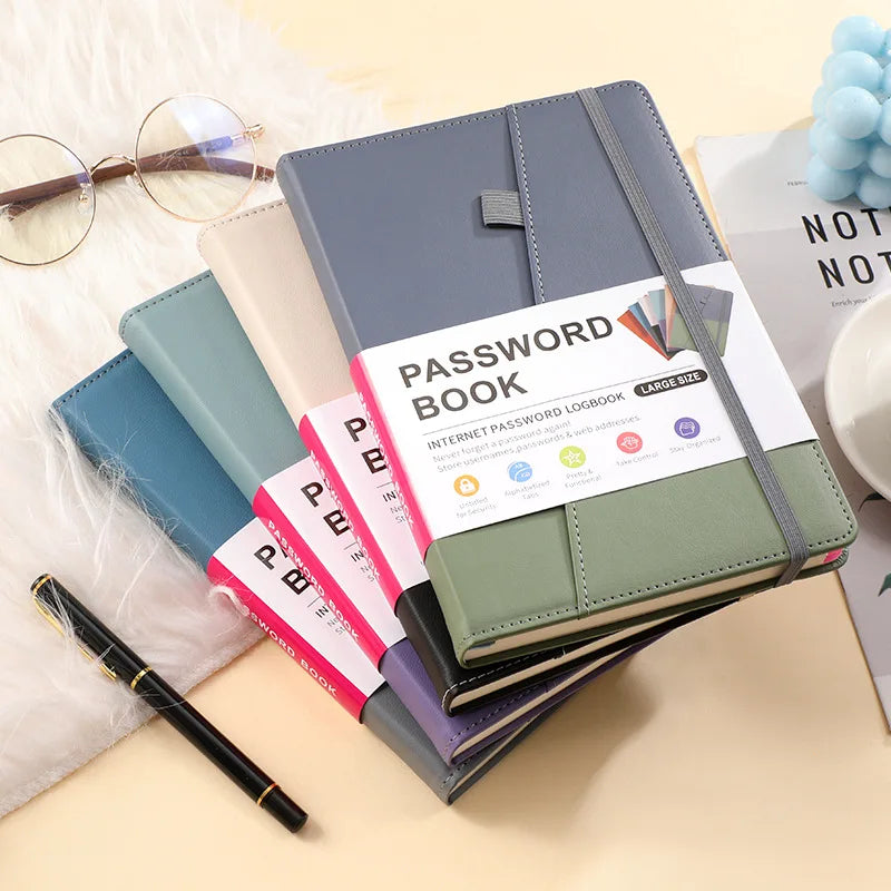 A5 Password Book with Alphabet Tabs
