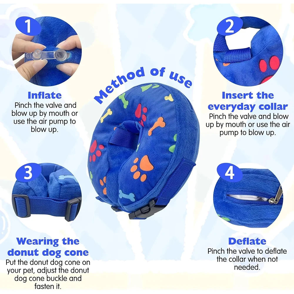 Inflatable Dog Recovery Collar