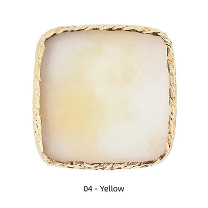 Natural Resin Stone Nail Art Display Palette