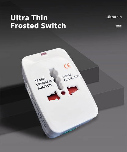 Universal Travel Adapter with Dual USB Ports