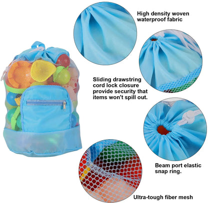 Kids Foldable Beach Mesh Bag
