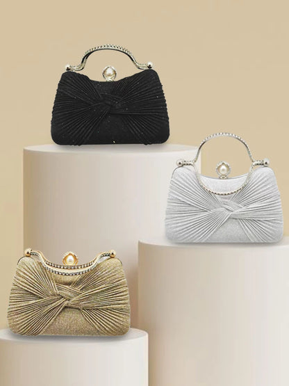 Beaded Pearl Evening Clutch