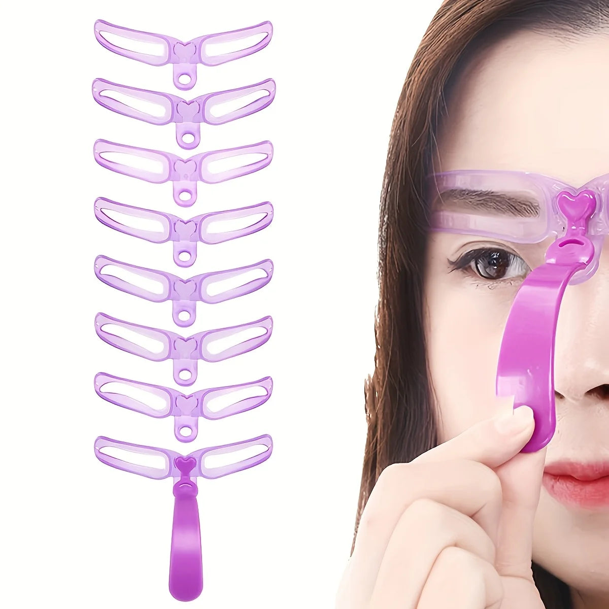Reusable Eyebrow Stencil Set
