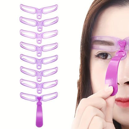 Reusable Eyebrow Stencil Set