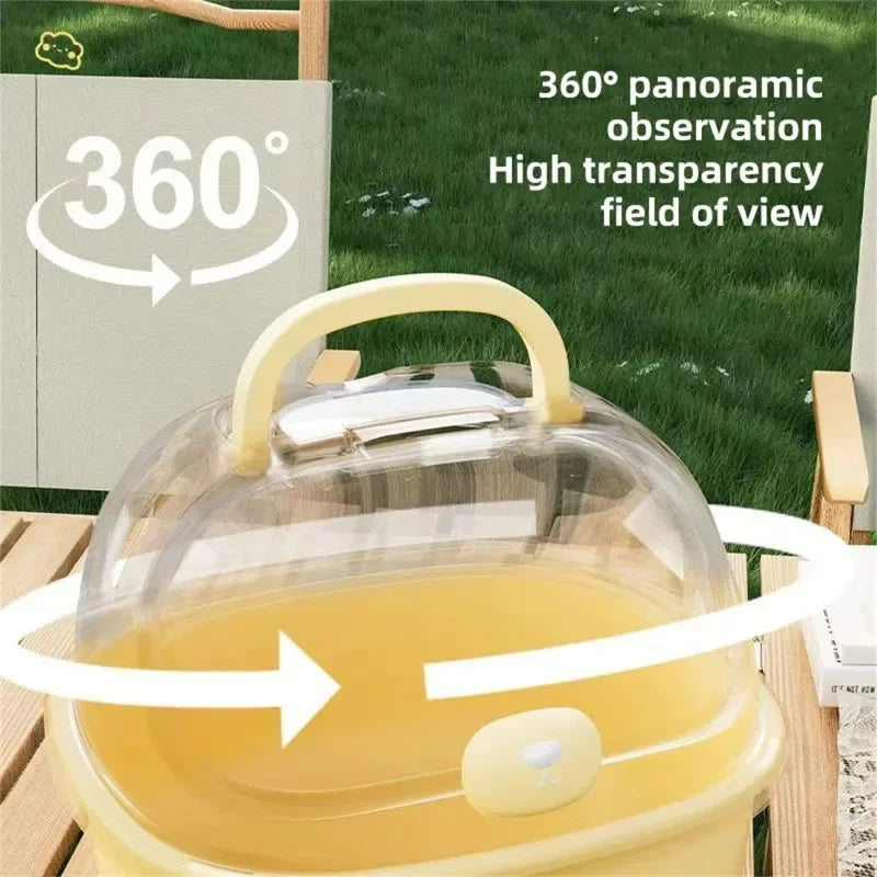 Portable Transparent Small Pet Travel Carrier