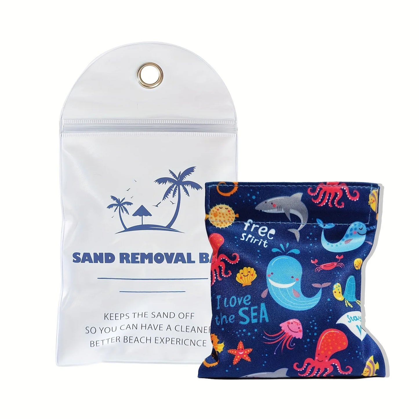 Reusable Sand Cleaning Pouch for Beach & Travel