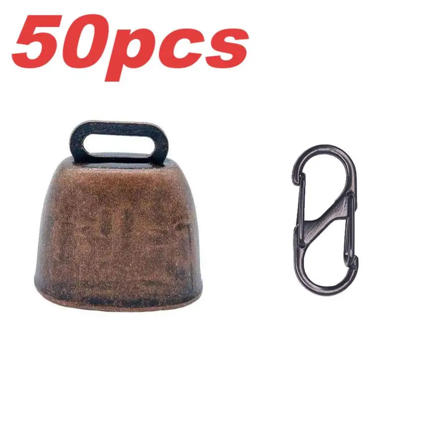 Title Livestock Grazing Bell with Locking Carabiner