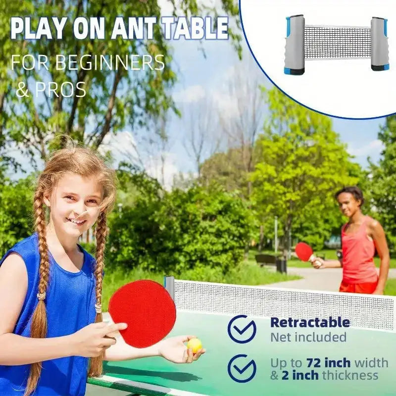 Portable Table Tennis Net Set