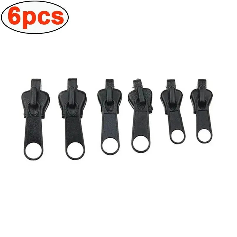 Universal Instant Zipper Repair Kit – 6 Piece Replacement Zip Sliders