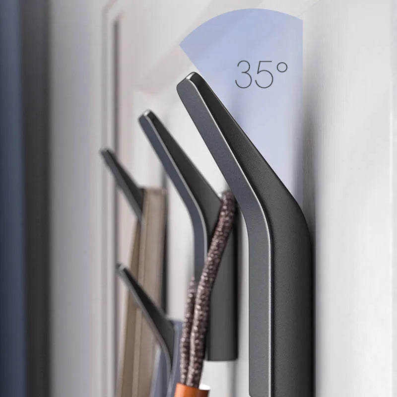 No-Drill Aluminium Wall Hook for Bathroom & Home