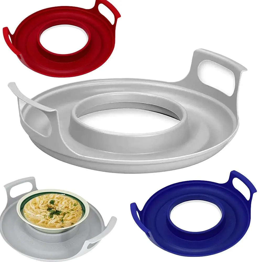 Microwave Plate Tray with Handles