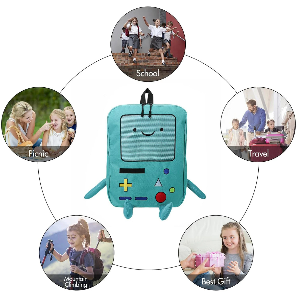 3D Cartoon Robot Backpack