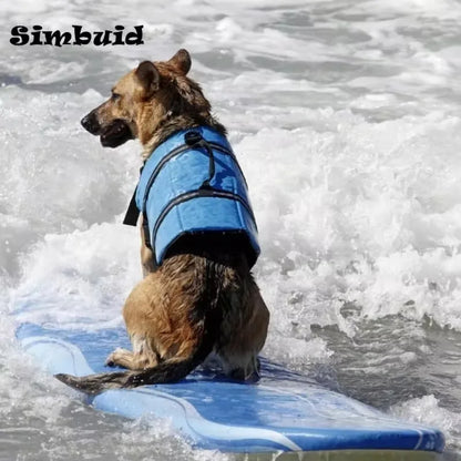 Reflective Dog Life Jacket Adjustable Swimming Safety Vest