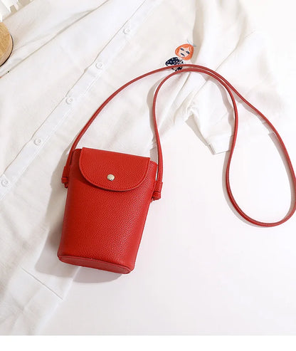 PU Leather Flap Crossbody Phone Bag