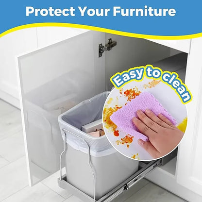 Adhesive-Free Clear Wall Protector Film for Kitchens, Furniture & Walls