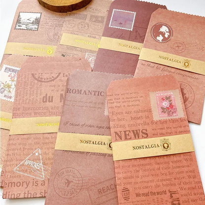 Cute Pattern Paper Envelope Set