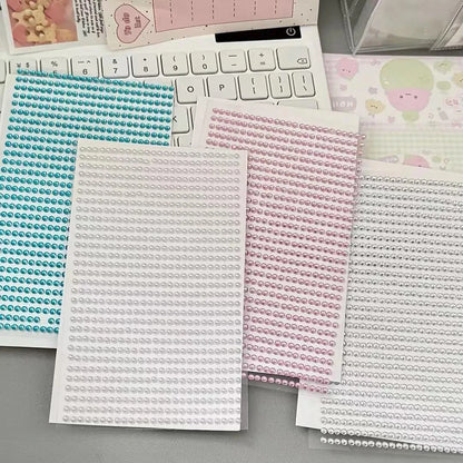 3D Diamond Pearl Rhinestone Stickers