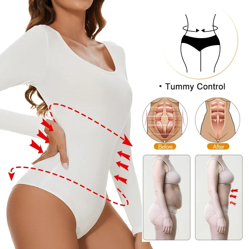 Long Sleeve Thermal Underwear Bodysuit