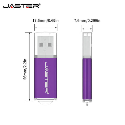 USB 2.0 Metal Flash Drive – 4GB to 256GB