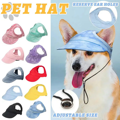 Pet Dog Baseball Cap with Sun Protection