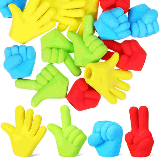 Cute Pencil Cap Eraser Set