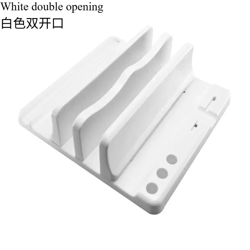 Space-Saving Desktop Laptop Holder for Office & Home