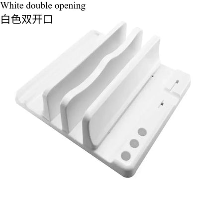 Space-Saving Desktop Laptop Holder for Office & Home