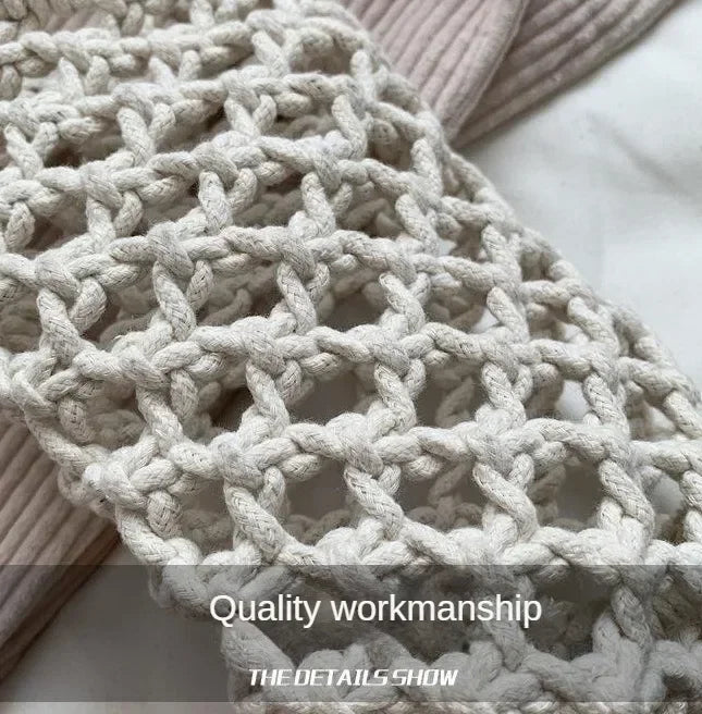 Women’s Woven Crochet Crossbody Phone Bag