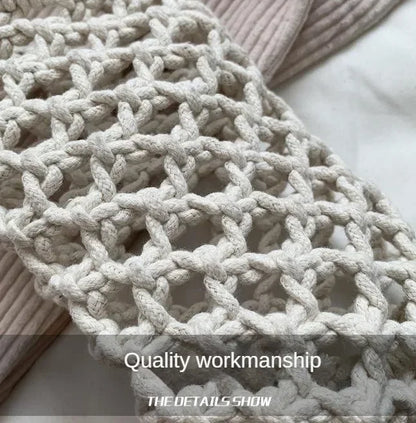 Women’s Woven Crochet Crossbody Phone Bag