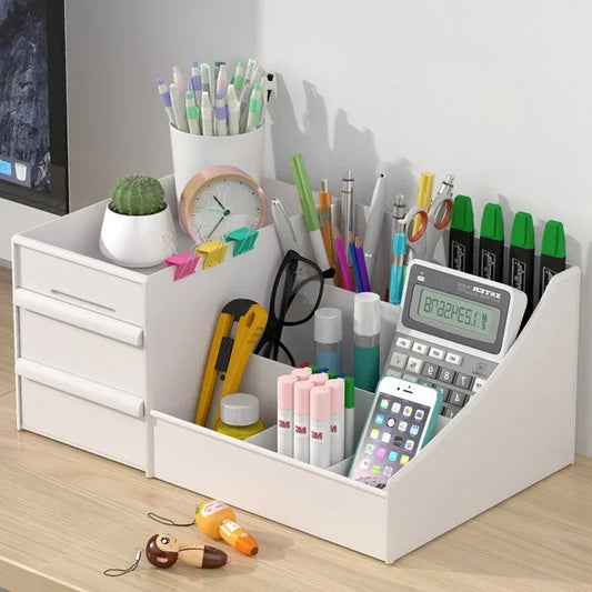 Desktop Makeup & Cosmetics Storage Organizer with Drawer