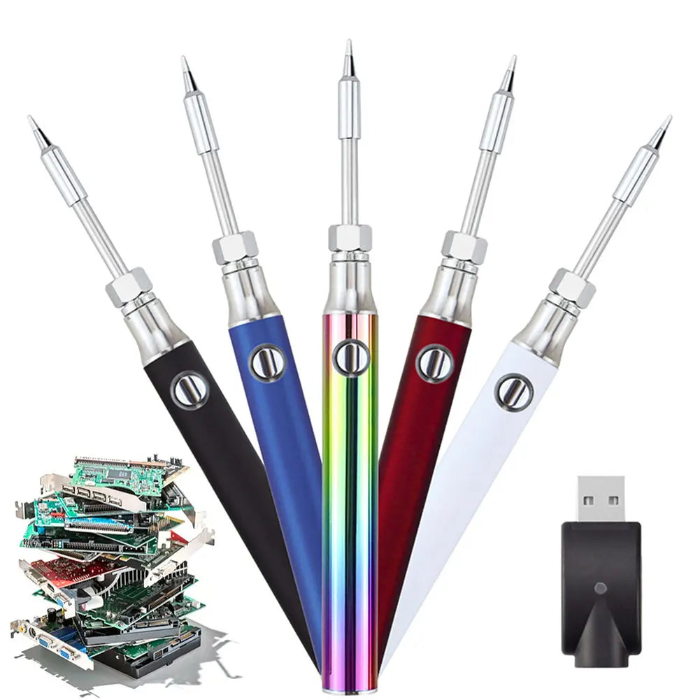 Cordless Soldering Iron Tool Pen USB 5V 8W