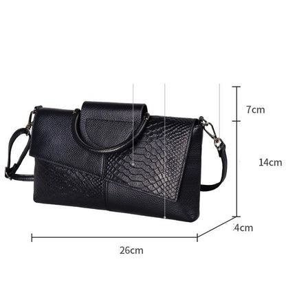 Soft PU Leather Flap Handbag