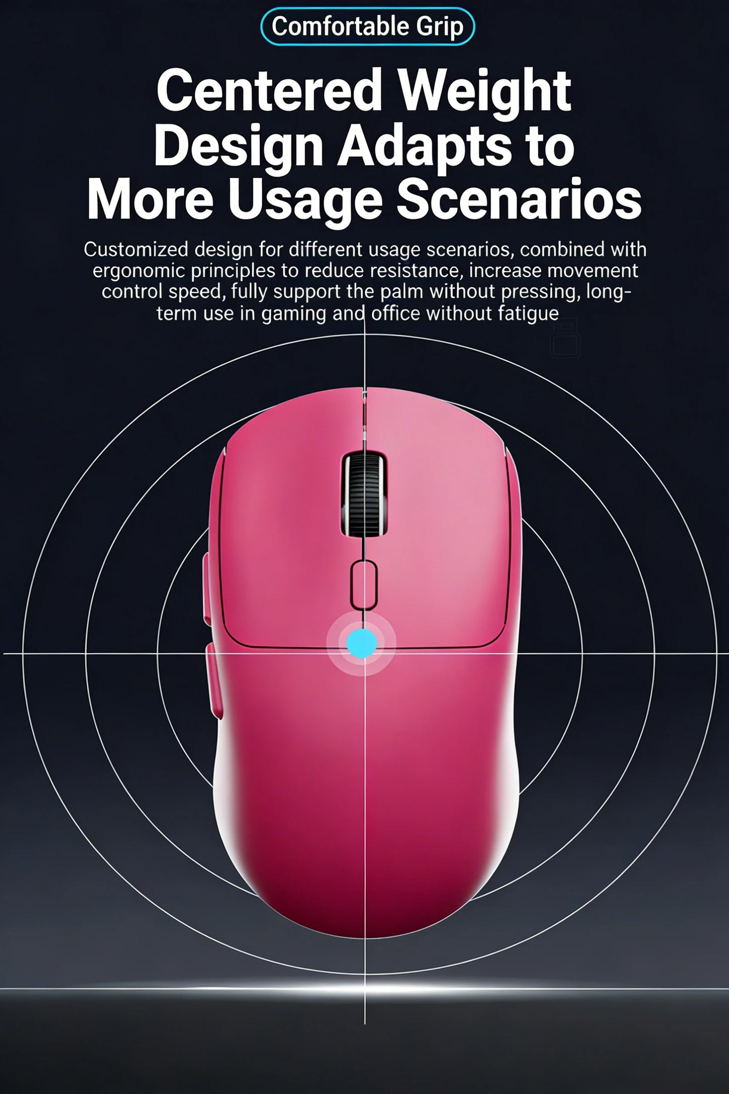 M348 Superlight Wireless Bluetooth & 2.4GHz Gaming Mouse