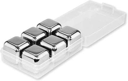 Reusable Stainless Steel Whiskey Stones Set