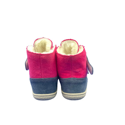 Genuine Leather Winter Barefoot Two Straps Boots