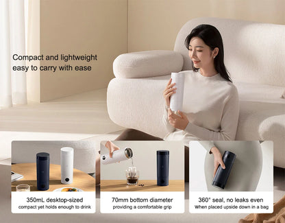 350ml Travel Electric Kettle & Temperature Control Thermos