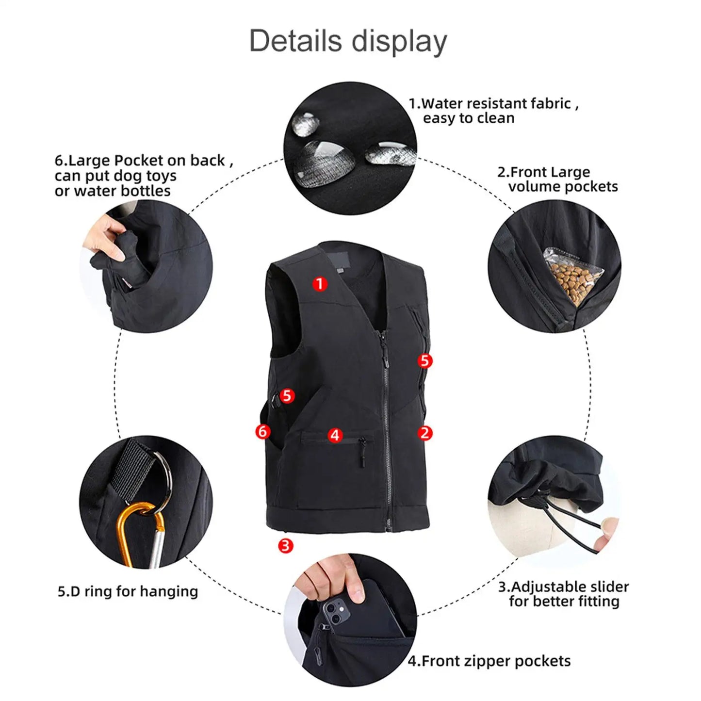 Professional Dog Trainer Utility Vest