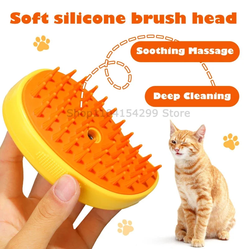 3-in-1 Pet Steam Brush