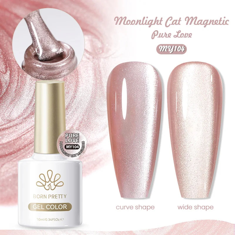 BORN PRETTY 10ml Cat Magnetic Gel Nail Polish