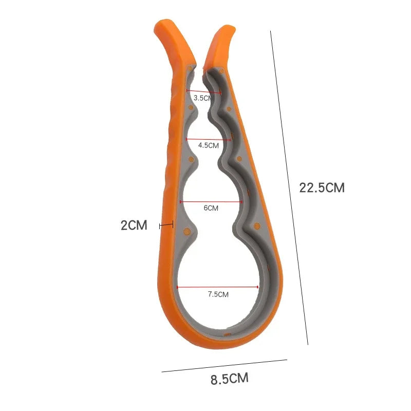 Multi-Purpose Lid Opener for Jars, Bottles & Screw Caps