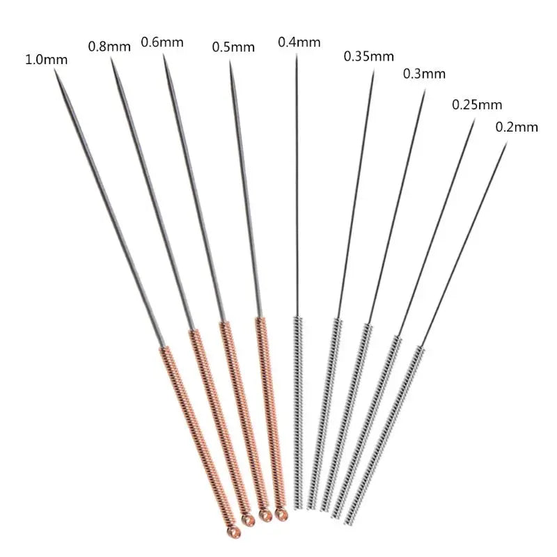 3D Printer Nozzle Cleaning Needle Set (0.2–1.0mm)