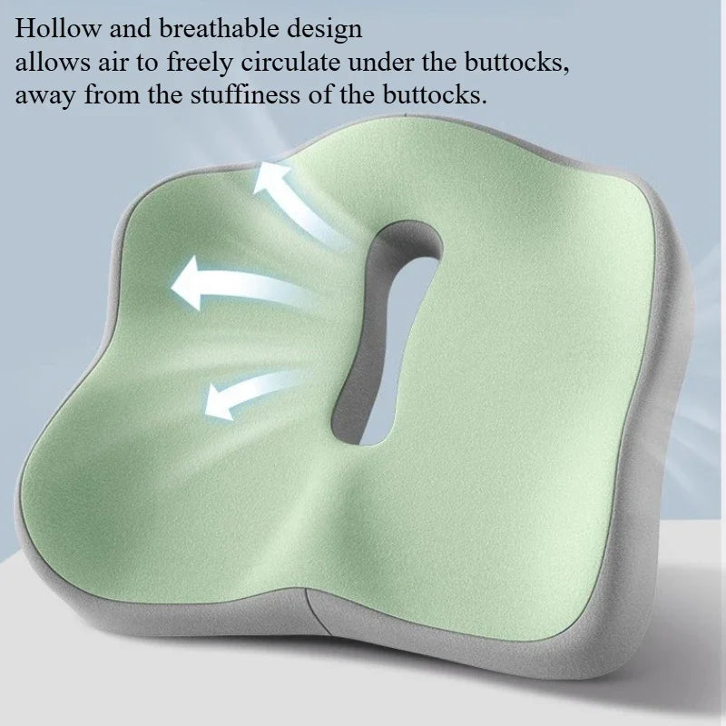 3D Ergonomic Memory Foam Seat Cushion