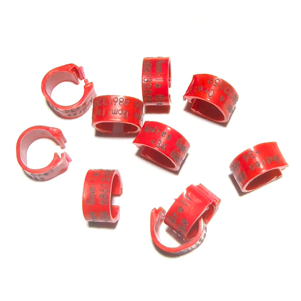 Professional 8mm Laser Engravable Pigeon Leg Rings