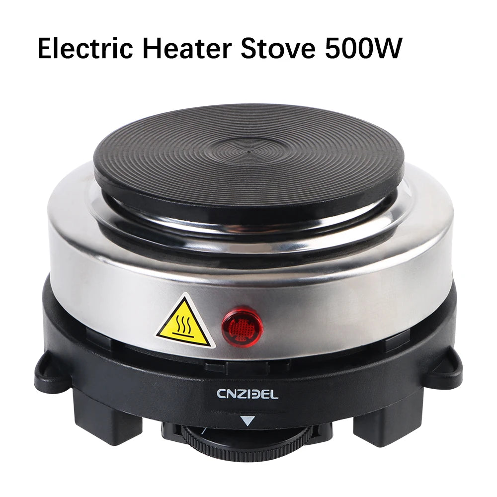 Milk Water Coffee Heating Furnace Multifunctional Mini Electric Heater Stove Hot Cooker Plate 500W 220V KitchenAppliance EU Plug