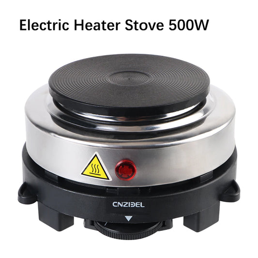 Portable Electric Hot Plate – 500W Single Burner