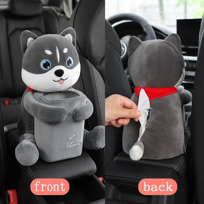 Cute Car Tissue Box 2 In 1Cartoon Holder